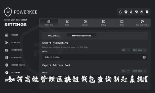如何高效管理区块链钱包查询钥匙系统？