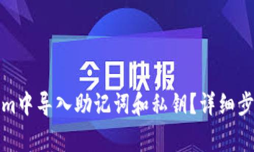 如何在Tokenim中导入助记词和私钥?详细步骤与注意事项