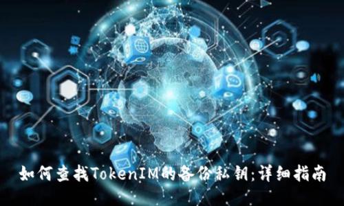 如何查找TokenIM的备份私钥：详细指南