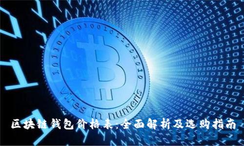 区块链钱包价格表:全面解析及选购指南