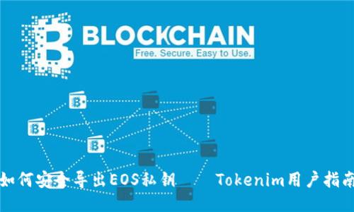 如何安全导出EOS私钥——Tokenim用户指南