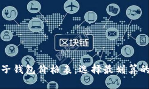 区块链电子钱包价格表：选择最划算的钱包方案