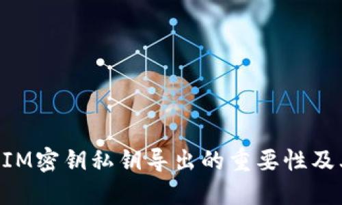 TokenIM密钥私钥导出的重要性及其应用