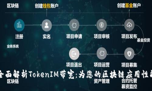 全面解析TokenIM带宽：为您的区块链应用性能