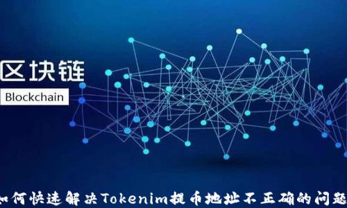 
如何快速解决Tokenim提币地址不正确的问题？