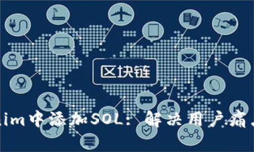 如何在Tokenim中添加SOL: 解决用户痛点的简单指南