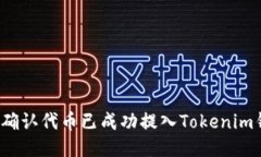 如何确认代币已成功提入