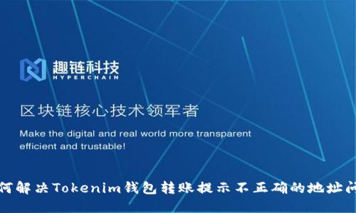 如何解决Tokenim钱包转账提示不正确的地址问题
