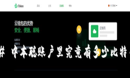 ## 中本聪账户里究竟有多少比特币？
