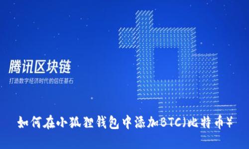 如何在小狐狸钱包中添加BTC（比特币）