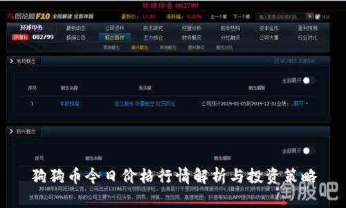 狗狗币今日价格行情解析与投资策略